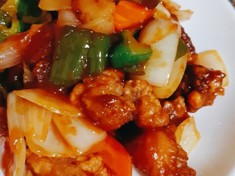 から揚げをリメイク!簡単酢豚風